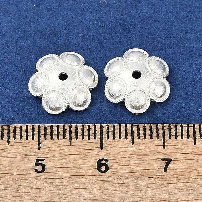 Brass Bead Caps KK-F891-16MS-1