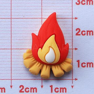 Camping Theme Opaque Resin Cabochons RESI-E027-04B-1