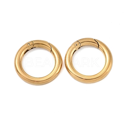 Ion Plating(IP) 316 Stainless Steel Spring Gate Rings STAS-M296-01G-D-1
