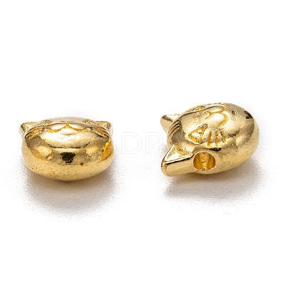 Tibetan Style Alloy Kitten Beads TIBEP-GC178-G-RS-1