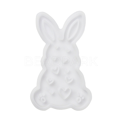 Easter Theme Rabbit with Heart Pattern DIY Silicone Table Lamp Molds SIMO-G008-02C-1