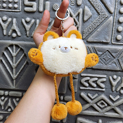 Furry Keychain for Women PW-WG6A26E-03-1