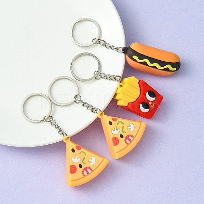 PVC Plastic Pendant Keychain KEYC-YW0001-13-1