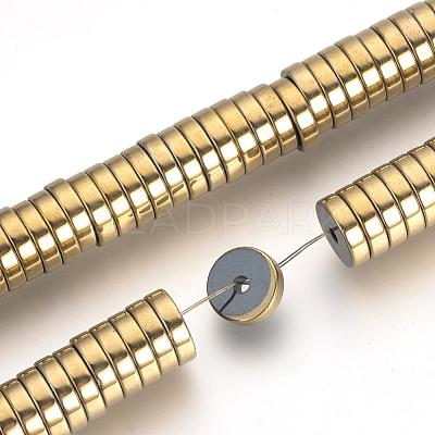 Electroplate Non-magnetic Synthetic Hematite Beads Spacers Strands G-Q486-74G-1