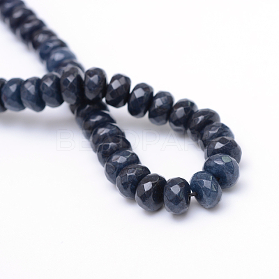 Natural White Jade Bead Strands X-G-R343-2x4-14-1