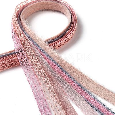 18 Yards 6 Styles Polyester Ribbon SRIB-C001-C03-1