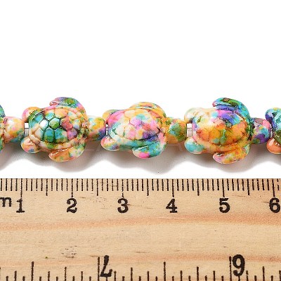Synthetic Turquoise Dyed Beads Strands G-P507-05S-1