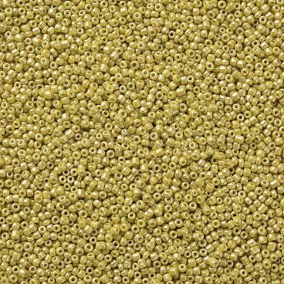 DIY Craft Beads 12/0 Opaque Colors Lustered Round Glass Seed Beads X-SEED-A012-2mm-122-1