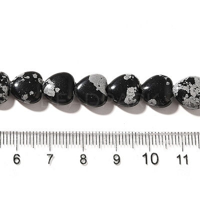 Natural Snowflake Obsidian Beads Strands X-G-R190-10mm-51-1