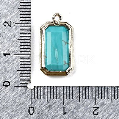 Synthetic Turquoise Pendants G-U019-04G-09-1