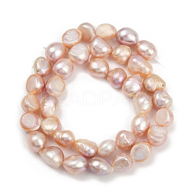 Natural Cultured Freshwater Pearl Beads Strands PEAR-P064-20K-01B-1