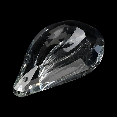 Transparent Glass Pendants GLAA-R223-03H-1