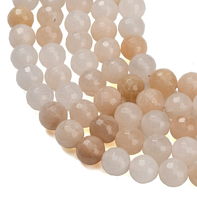 Natural Pink Aventurine Beads Strands G-C280-B05-8mm-1