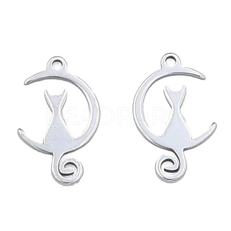 Non-Tarnish 201 Stainless Steel Pendants STAS-N098-081P-1