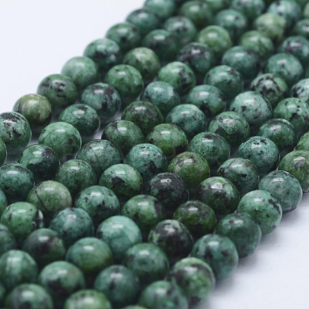Natural Larvikite Beads Strands G-E443-A15-1