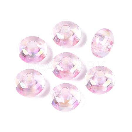 Transparent Acrylic European Beads OACR-E033-20E-1