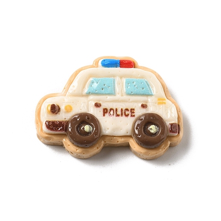 Vehicle Theme Opaque Resin Cabochons LS-RESI-C056-03C-1