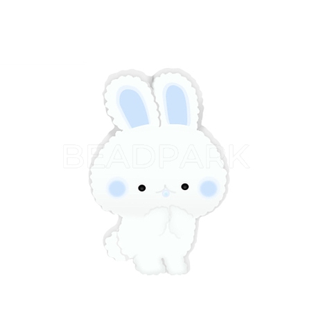 Rabbit Silicone Beads PW-WGC6D22-04-1