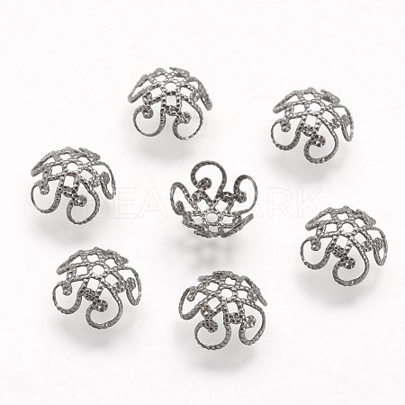 Tarnish Resistant 304 Stainless Steel Fancy Bead Caps STAS-F041-29-1