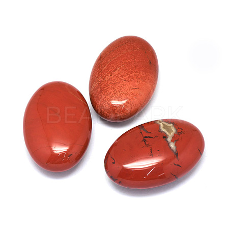 Natural Red Jasper Healing Massage Palm Stones G-P415-64-1