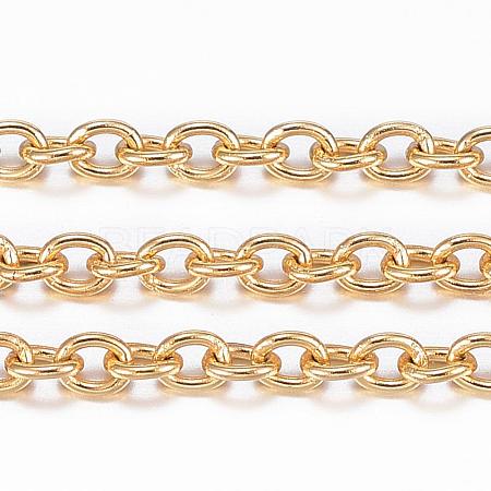 Ion Plating(IP) 304 Stainless Steel Cable Chains CHS-H009-27G-1