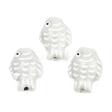 Handmade Porcelain Beads PORC-K010-08-06-1