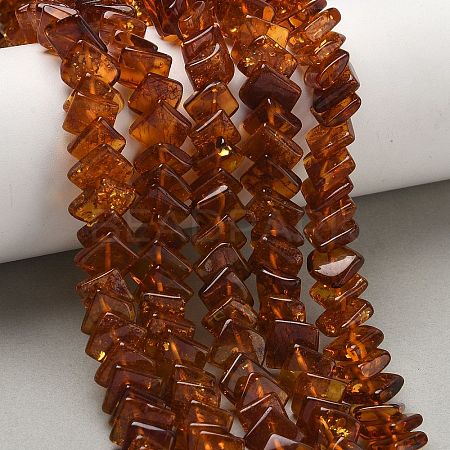 Natural Amber Beads Strands G-K376-C01-01-1
