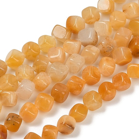 Natural Topaz Jade Beads Strands G-A257-A10-01-1