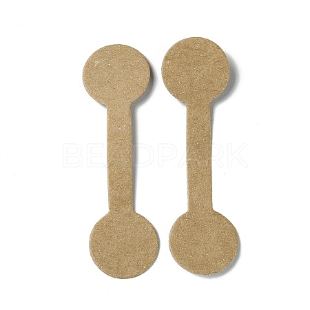 Folding Blank Kraft Paper Jewelry Price Tags CDIS-C006-02B-1