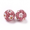 Polymer Clay Rhinestone Beads LS-RB-L029-03K-3