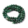 Natural Fuchsite Beads Strands G-K393-A02-6mm-3