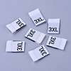 Clothing Size Labels(3XL) FIND-WH0045-G01-2