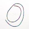 Electroplate Non-magnetic Synthetic Hematite Bead Strands G-F300-37B-02-2
