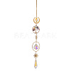 Glass Teardrop/Cone Pendant Decoration WG33785-02-1