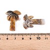 Natural Crazy Agate Coconut Tree Pendants G-N342-02F-3