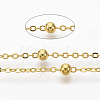 Brass Coated Iron Satellite Chains CH-Q005-01G-1