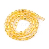 Electroplate Glass Beads Strands EGLA-D031-01Q-5