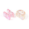 UV Plating Transparent Acrylic Beads PACR-T017-13M-3