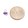 Natural Chip Dyed Shell Charms PALLOY-JF01338-01-2
