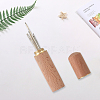 Sandalwood Leather Craft Sewing Needles Case Box TOOL-WH20013-07G-6