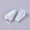 Electroplated Glass Beads X-EGLA-R014-7-2