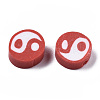 Handmade Polymer Clay Beads CLAY-T016-65F-2