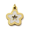 304 Stainless Steel Enamel Charms STAS-E550-71G-02-1