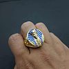 304 Stainless Steel and Enamel Finger Rings for Men FS-WGE3B17-05-3