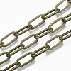 Unwelded Iron Paperclip Chains CH-S125-02C-AB-1