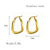 Stainless Steel Hoop Earrings for Women QX9021-4-1