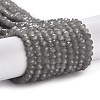 Baking Paint Imitation Jade Glass Bead Strands DGLA-A034-J4MM-A43-1