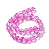 Synthetic Moonstone Beads Strands G-P528-J01-04-3