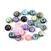 3/0 Baking Paint Glass Beads GLAA-G118-02-1