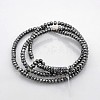 Electroplate Non-magnetic Synthetic Hematite Beads Strands G-J208G-10-2